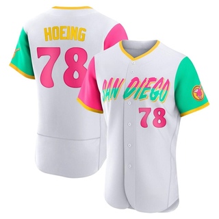 Authentic Bryan Hoeing Men's San Diego Padres 2022 City Connect Jersey - White