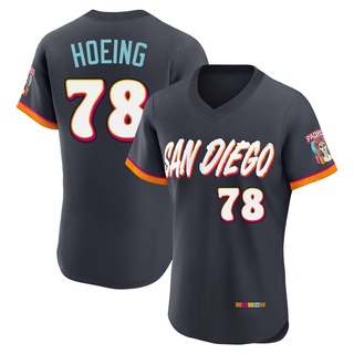 Authentic Bryan Hoeing Men's San Diego Padres Obsidian 2026 City Connect Stadium Jersey
