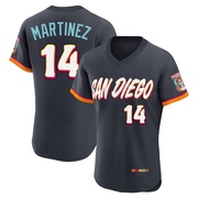 Authentic Carmelo Martinez Men's San Diego Padres Obsidian 2026 City Connect Stadium Jersey