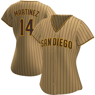 Authentic Carmelo Martinez Women's San Diego Padres Alternate Jersey - Tan/Brown