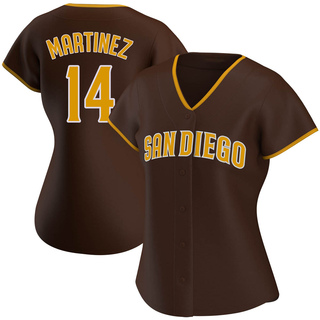 Authentic Carmelo Martinez Women's San Diego Padres Road Jersey - Brown