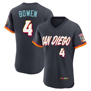 Authentic Jase Bowen Men's San Diego Padres Obsidian 2026 City Connect Stadium Jersey