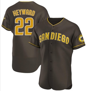Authentic Jason Heyward Men's San Diego Padres Road Jersey - Brown