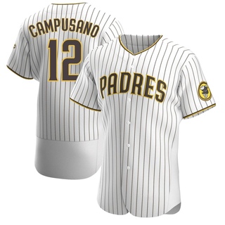 Authentic Luis Campusano Men's San Diego Padres Home Jersey - White/Brown