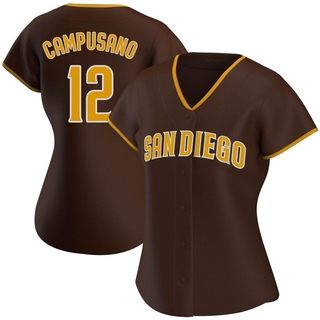 Authentic Luis Campusano Women's San Diego Padres Road Jersey - Brown