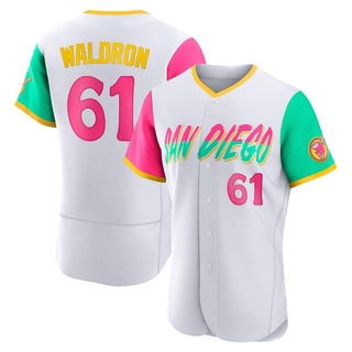 Authentic Matt Waldron Men's San Diego Padres 2022 City Connect Jersey - White