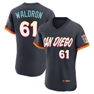 Authentic Matt Waldron Men's San Diego Padres Obsidian 2026 City Connect Stadium Jersey