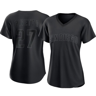 Authentic Nick Pivetta Women's San Diego Padres Pitch Fashion Jersey - Black