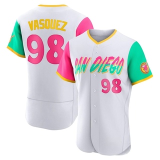 Authentic Randy Vasquez Men's San Diego Padres 2022 City Connect Jersey - White