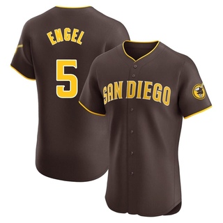 Elite Adam Engel Men's San Diego Padres Road Vapor Premier Jersey - Brown