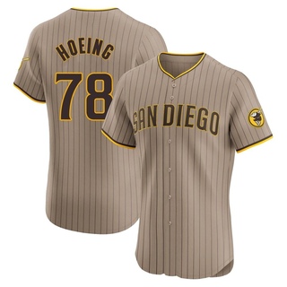 Elite Bryan Hoeing Men's San Diego Padres Alternate Jersey - Brown