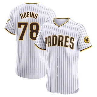 Elite Bryan Hoeing Men's San Diego Padres Home Jersey - White
