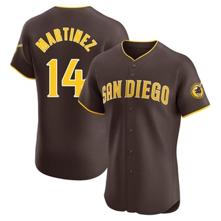 Elite Carmelo Martinez Men's San Diego Padres Road Vapor Premier Jersey - Brown