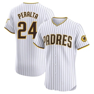 Elite David Peralta Men's San Diego Padres Home Jersey - White