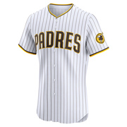 Elite Harry Gustin Men's San Diego Padres Home Jersey - White