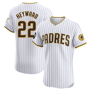 Elite Jason Heyward Men's San Diego Padres Home Patch Jersey - White