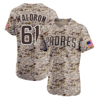 Elite Matt Waldron Men's San Diego Padres Alternate Vapor Premier Jersey - Camo