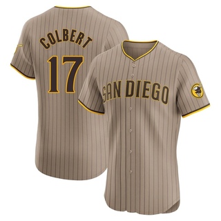 Elite Nate Colbert Men's San Diego Padres Alternate Jersey - Brown