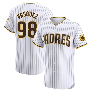 Elite Randy Vasquez Men's San Diego Padres Home Jersey - White