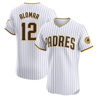 Elite Roberto Alomar Men's San Diego Padres Home Jersey - White