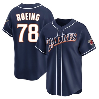 Limited Bryan Hoeing Men's San Diego Padres Cooperstown Collection Jersey - Navy