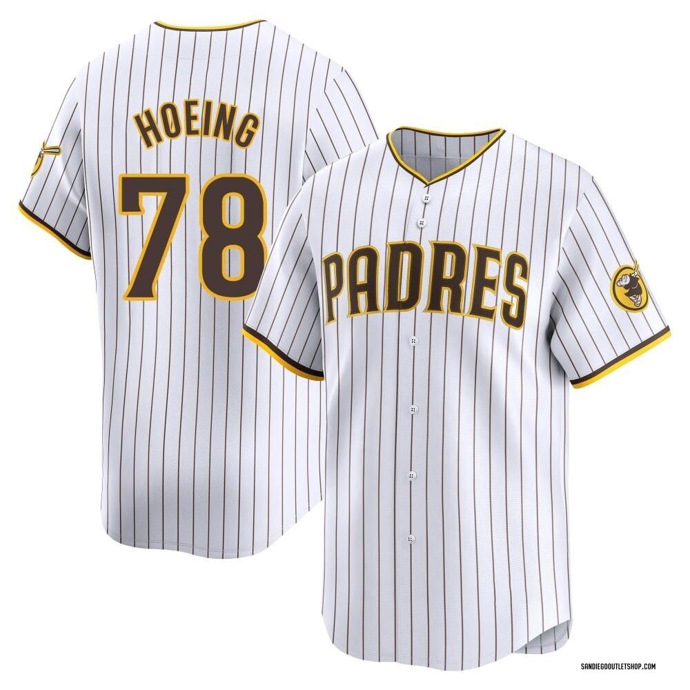 Limited Bryan Hoeing Men's San Diego Padres Home Jersey - White