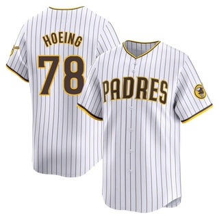 Limited Bryan Hoeing Men's San Diego Padres Home Jersey - White