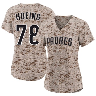 Limited Bryan Hoeing Women's San Diego Padres 2nd Alternate Jersey - Camo