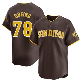 Limited Bryan Hoeing Youth San Diego Padres Away Jersey - Brown