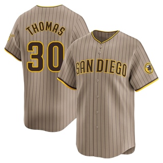 Limited Derrel Thomas Men's San Diego Padres Tan Alternate Jersey