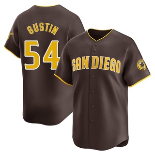 Limited Harry Gustin Youth San Diego Padres Away Jersey - Brown