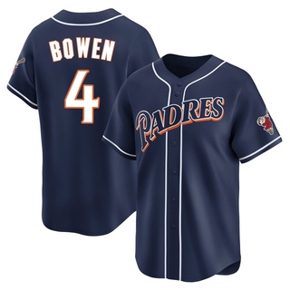 Limited Jase Bowen Men's San Diego Padres Cooperstown Collection Jersey - Navy
