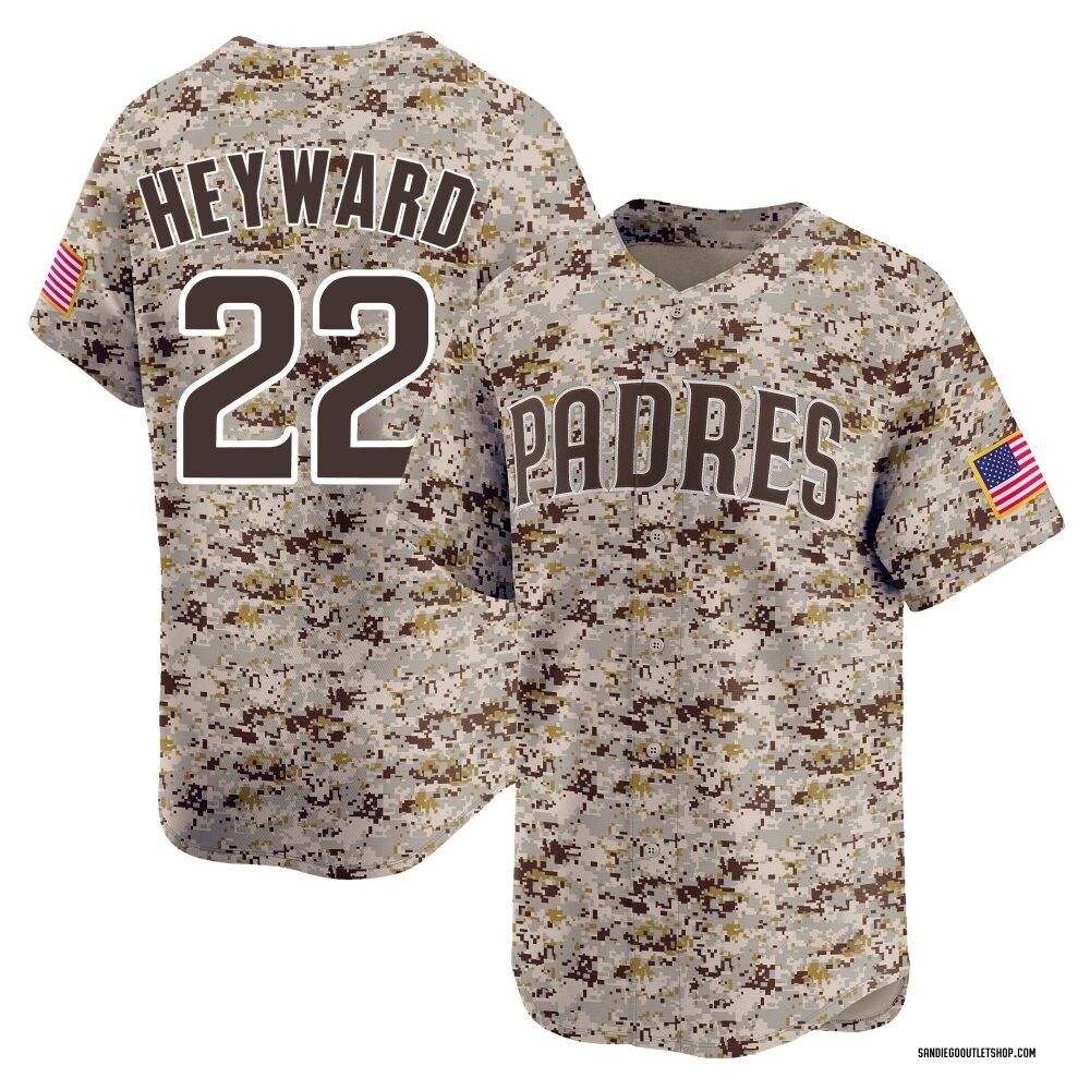 Limited Jason Heyward Men's San Diego Padres 2nd Alternate Jersey - Camo