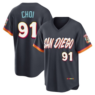 Limited Ji Man Choi Men's San Diego Padres Obsidian 2026 City Connect Stadium Jersey