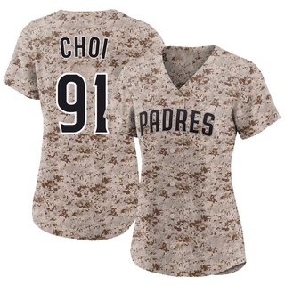Limited Ji Man Choi Women's San Diego Padres 2nd Alternate Jersey - Camo