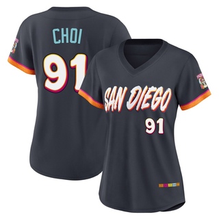 Limited Ji Man Choi Women's San Diego Padres Obsidian 2026 City Connect Stadium Jersey