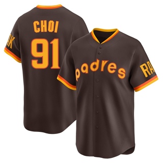 Limited Ji Man Choi Youth San Diego Padres Cooperstown Collection Jersey - Brown