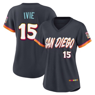 Limited Mike Ivie Women's San Diego Padres Obsidian 2026 City Connect Stadium Jersey