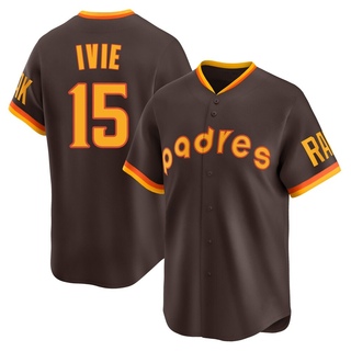 Limited Mike Ivie Youth San Diego Padres Cooperstown Collection Jersey - Brown