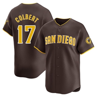 Limited Nate Colbert Men's San Diego Padres Away Jersey - Brown