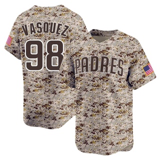 Limited Randy Vasquez Men's San Diego Padres 2nd Alternate Jersey - Camo