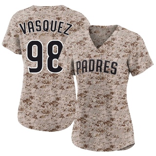Limited Randy Vasquez Women's San Diego Padres 2nd Alternate Jersey - Camo