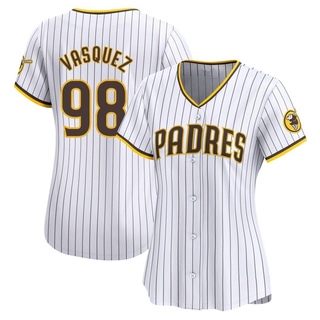 Limited Randy Vasquez Women's San Diego Padres Home Jersey - White