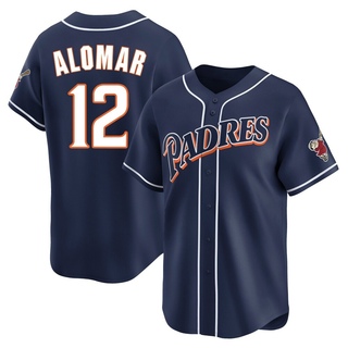 Limited Roberto Alomar Youth San Diego Padres Cooperstown Collection Jersey - Navy