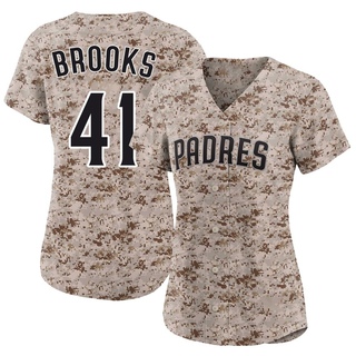 Limited Trenton Brooks Women's San Diego Padres 2nd Alternate Jersey - Camo