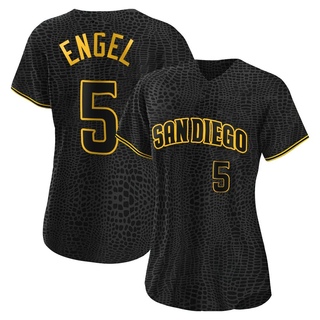 Replica Adam Engel Women's San Diego Padres Snake Skin City Jersey - Black