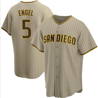 Replica Adam Engel Youth San Diego Padres Alternate Jersey - Sand/Brown