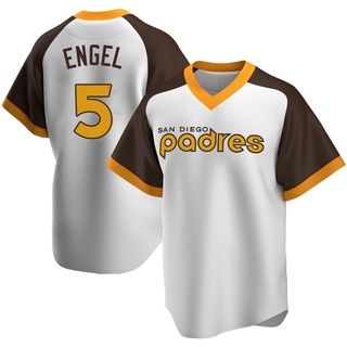 Replica Adam Engel Youth San Diego Padres Home Cooperstown Collection Jersey - White
