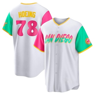 Replica Bryan Hoeing Men's San Diego Padres 2022 City Connect Jersey - White