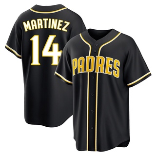 Replica Carmelo Martinez Men's San Diego Padres Fashion Out Jersey - Black